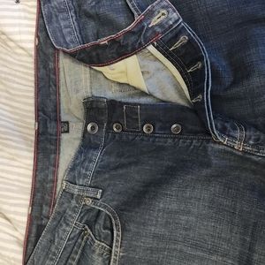 Banana Republic Relaxed Fit Men's button fly jeans. Sixe 38X32.